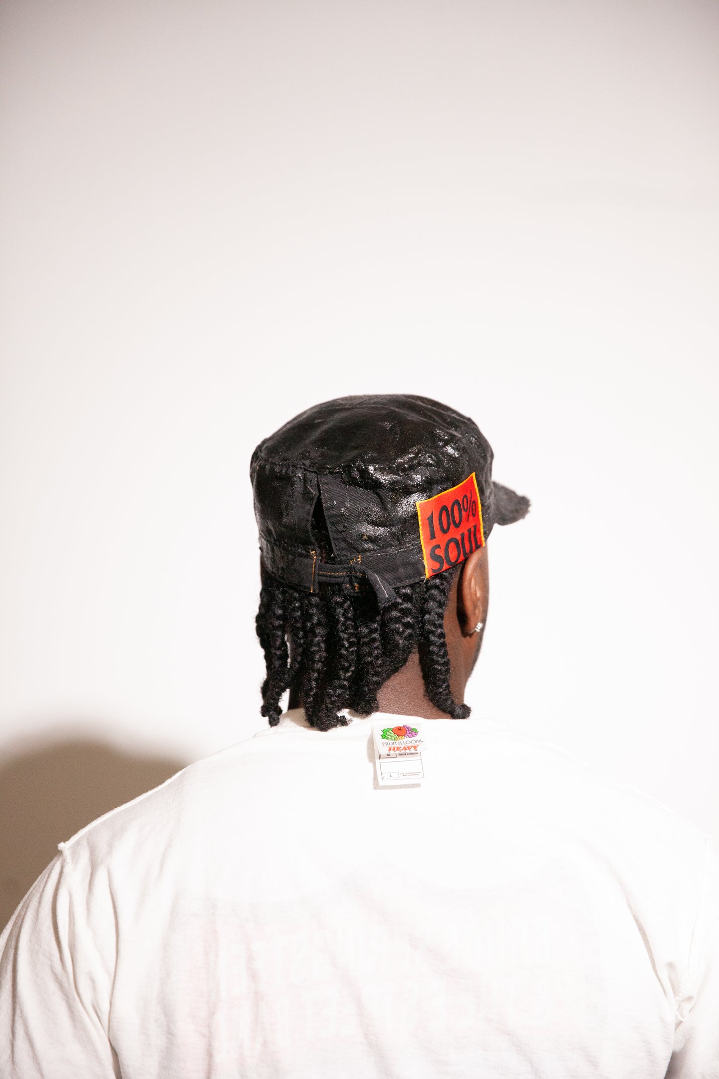 BLACK WAXED ARMY HAT