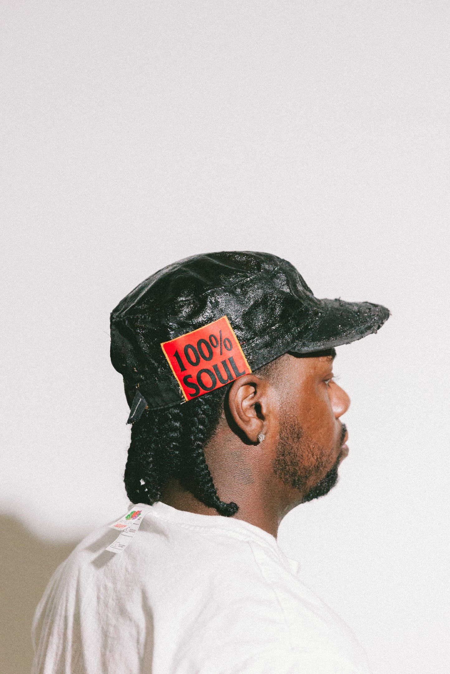 BLACK WAXED ARMY HAT