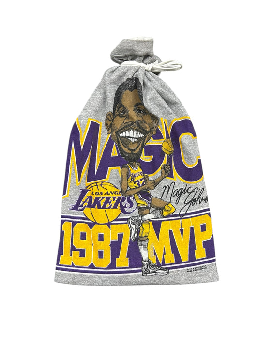 “MAGIC JOHNSON 1987 MVP” 1/1 TIE BEANIE