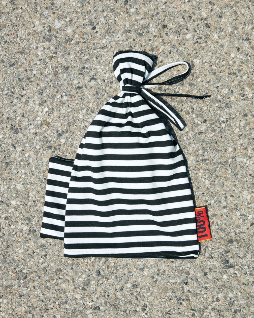 TIE BEANIE STRIPED