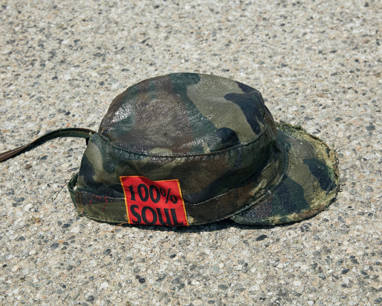 CAMO WAXED ARMY HAT