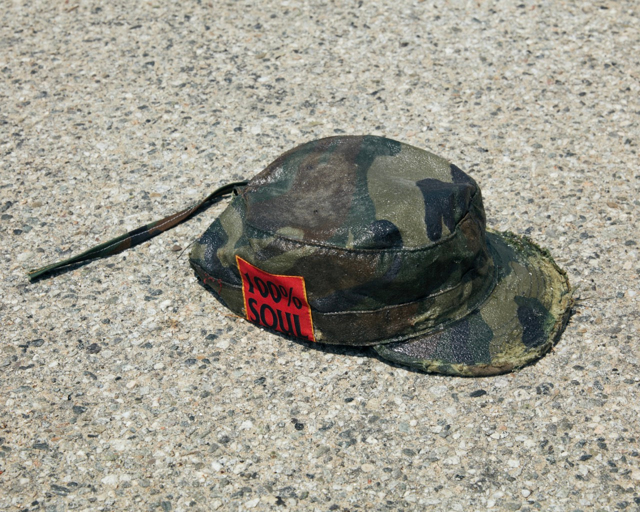 CAMO WAXED ARMY HAT