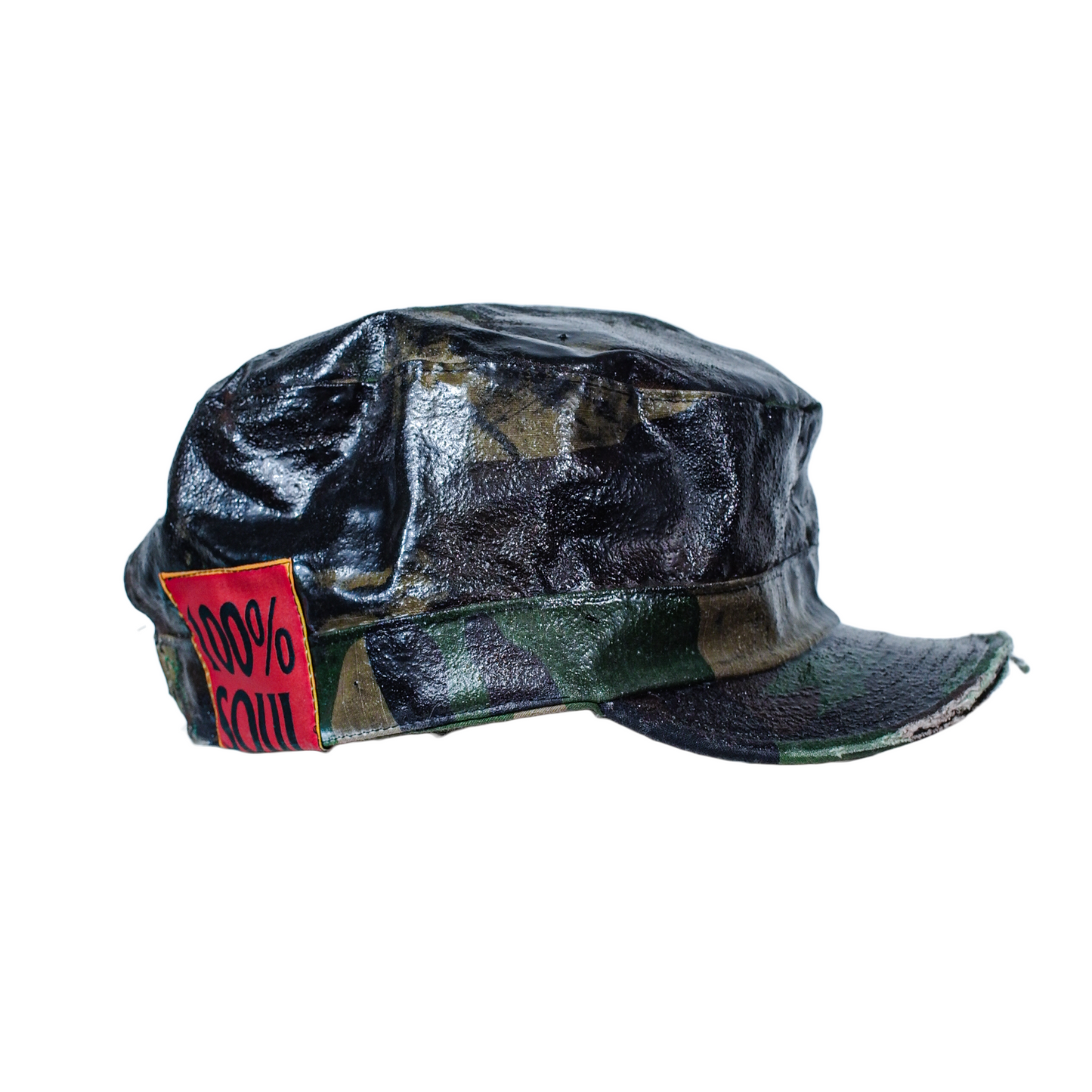 CAMO WAXED ARMY HAT