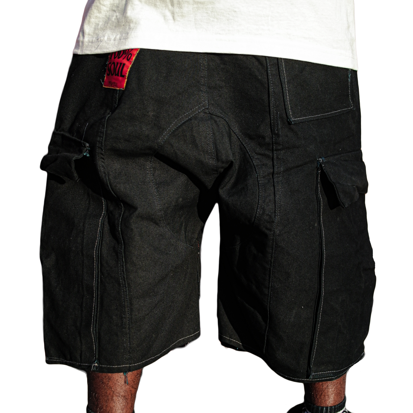 JUMBO CANVAS BLACK SHORT